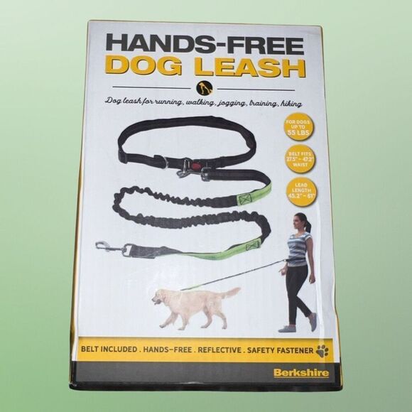 NIB Berkshire Handsfree Reflective Dog Leash for Walking Jogging Running Hiking - Picture 4 of 5